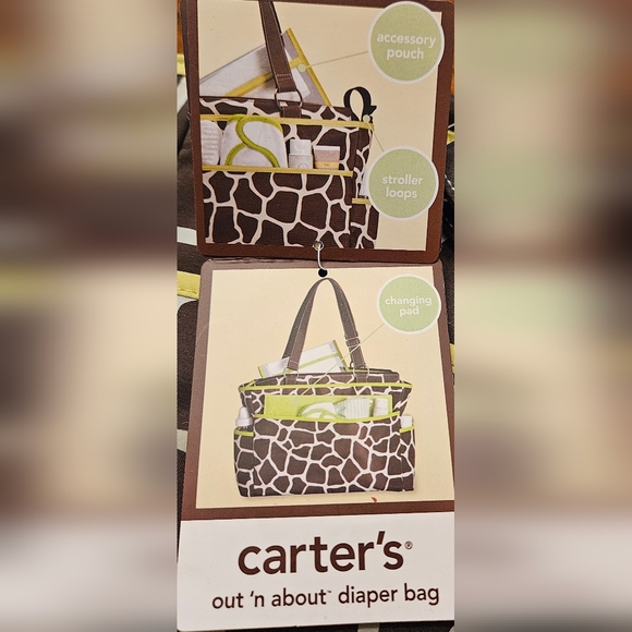 NWT Carter's Out 'n About Diaper Bag - Picture 10 of 11